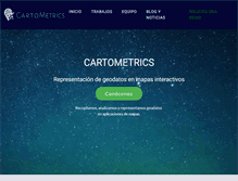 Tablet Screenshot of cartometrics.com